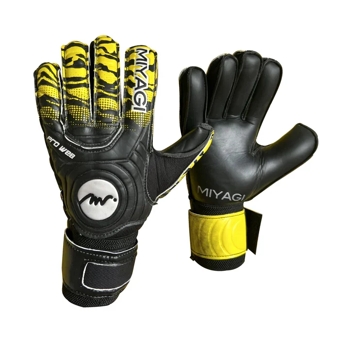 Guantes Arquero Futbol Pro Web Portero Profesional Miyagi