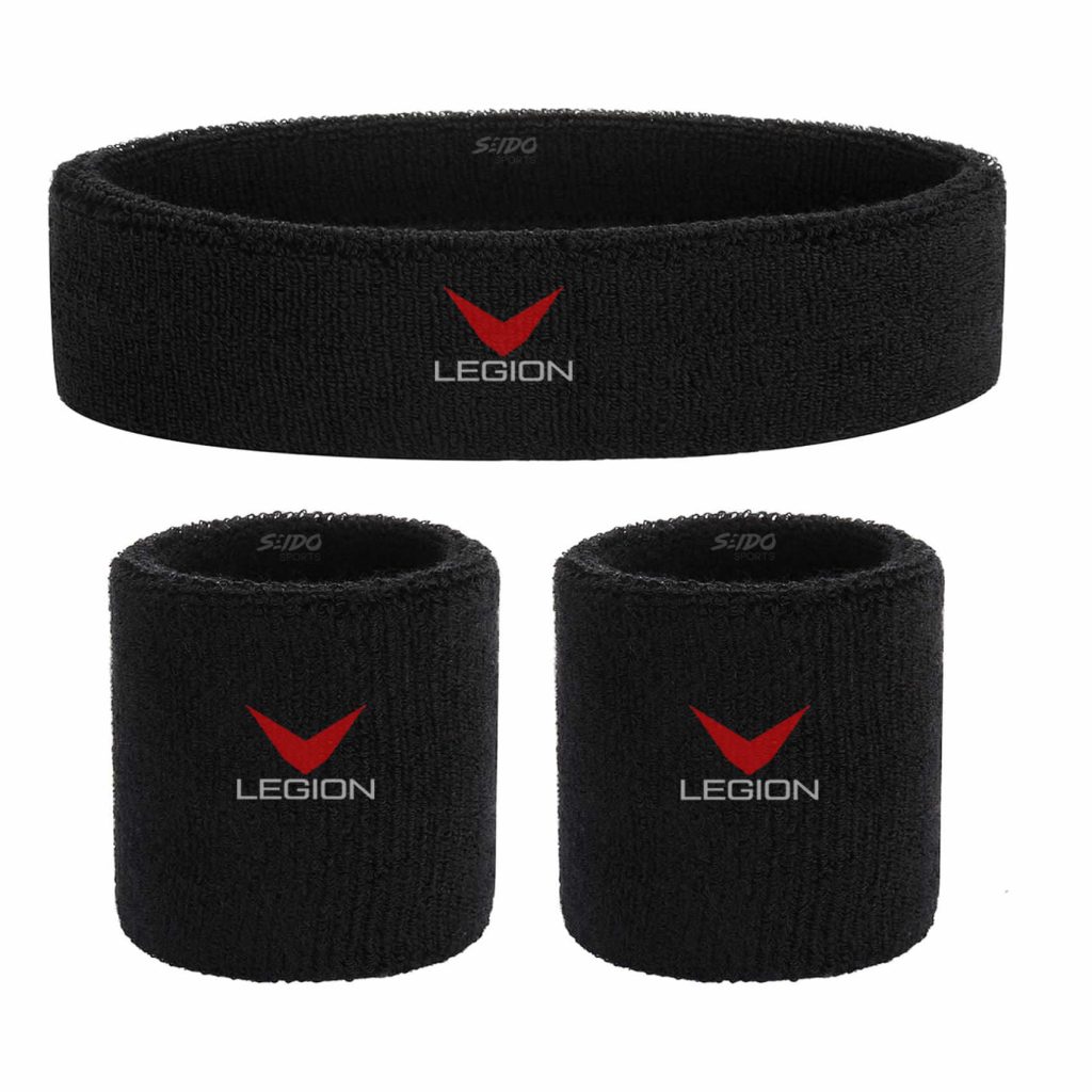 Set de Balaca y Muñequeras para Sudor - Kit de Entrenamiento Fitness Gym