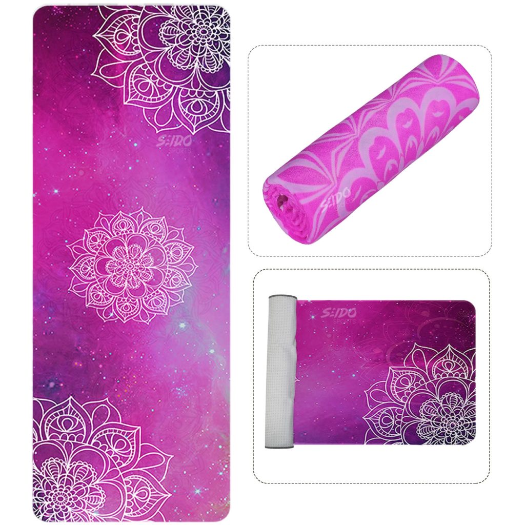 Toalla Microfibra Yoga Antideslizante Mat Portatil Plegable