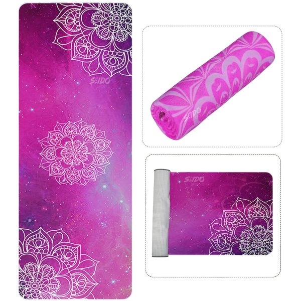 Toalla Microfibra Yoga Antideslizante Mat Portatil Plegable