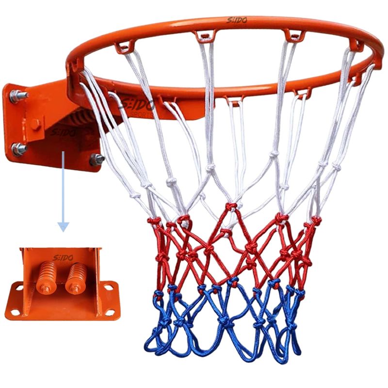 Aro Profesional Baloncesto Doble Resorte Basketball + Malla