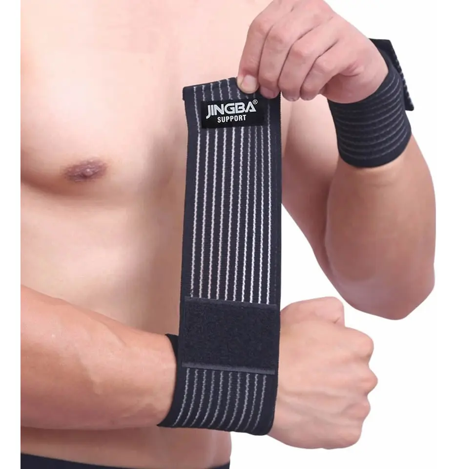 Muñequeras Levantamiento de Pesas x2 Ajustables Con Velcro
