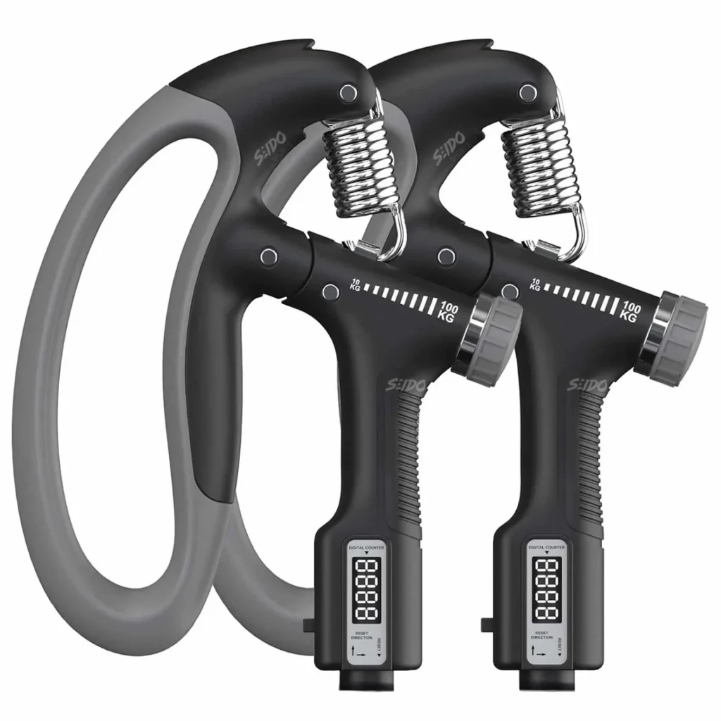 Tensor Hand Grip 10/100 Kg X2 Contador Ejercitador Terapia