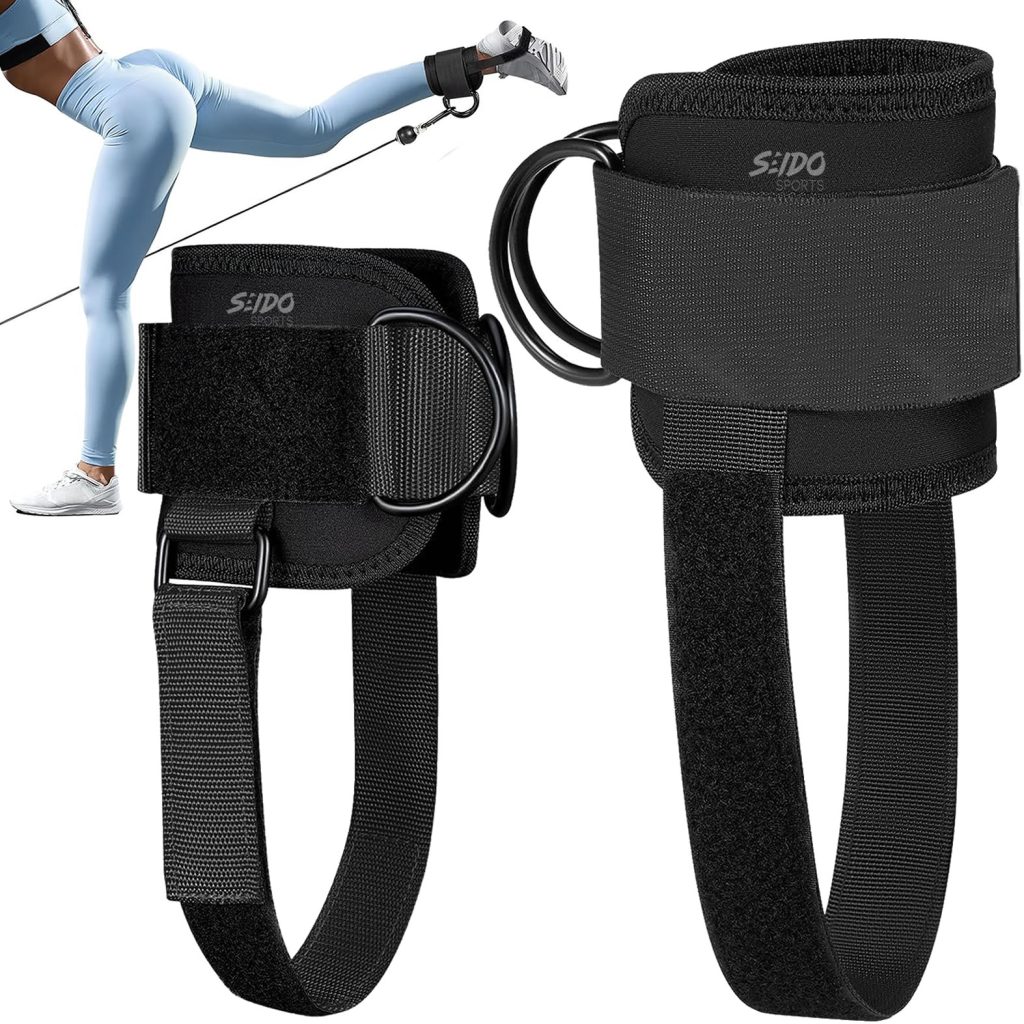 Arnes Tobillo X2 Correas Straps Ankle Grillete Polea Fitness