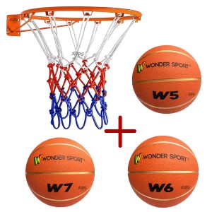 Aro Profesional Baloncesto Cesta Basketball + Malla + Balón