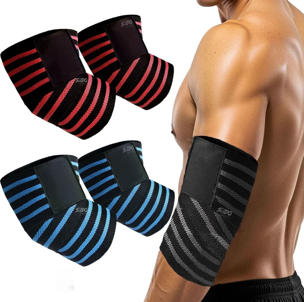 Vendas Coderas X2 Wraps Levantamiento Pesas Codos Gimnasio