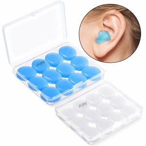 Tapa Oidos Silicona Moldeables X 6 Pares Natacion + Estuche