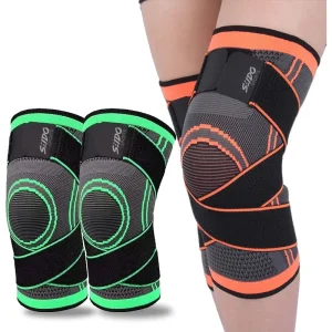 Rodilleras Deportivas Compresion X 2 Banda Protectora Gym