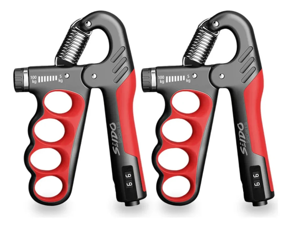 Tensor Hand Grip 5/100 Kg Contador X2 Fortalece Mano Terapia