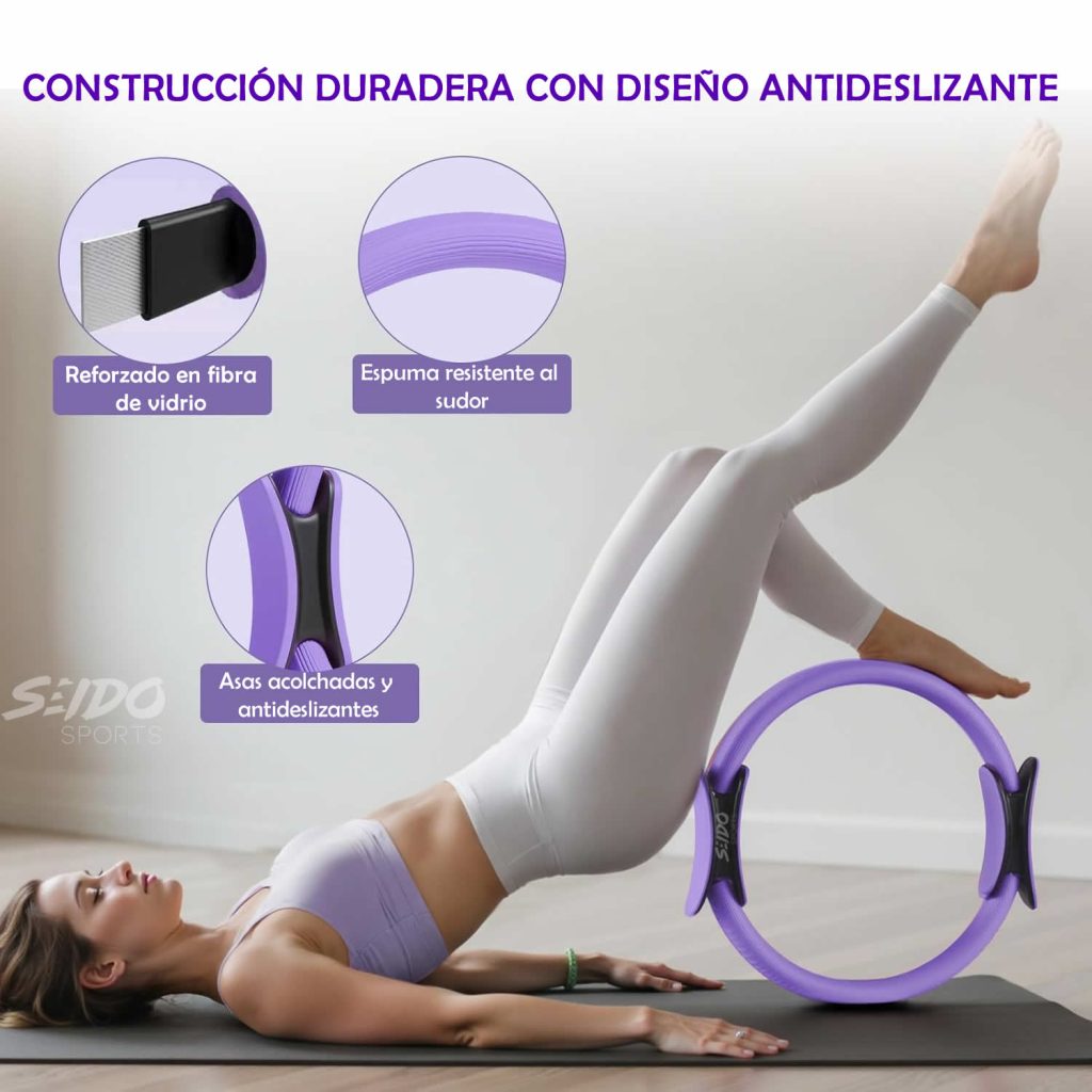 Anillo Yoga Aro Pilates Ejercicios Resistencia Brazos Piernass Abdomen