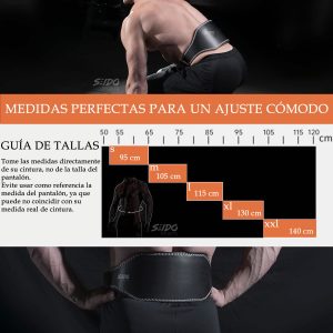 Cinturon Cuero Levantamiento Pesas Gym Soporte Proteccion