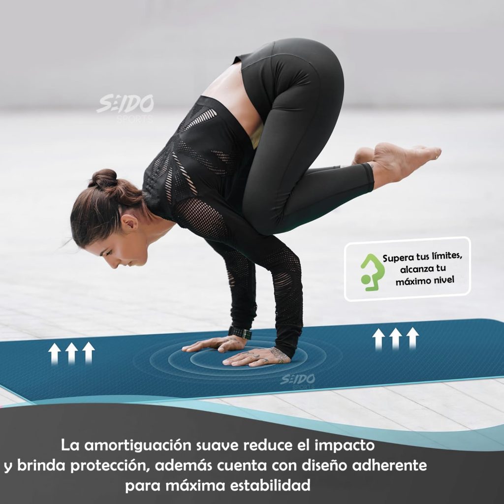 Colchoneta Mat Yoga Estera Tapete Para Pilates Ejercicio
