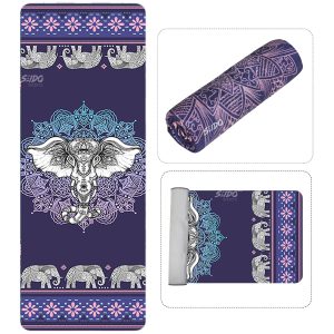 Toalla Microfibra Yoga Antideslizante Mat Portatil Plegable