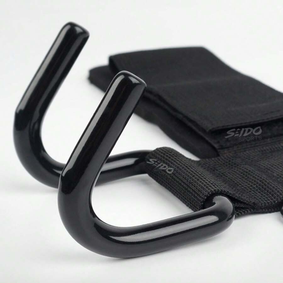Muñequeras Gancho Straps X2 Levantamiento Pesas Correas Gym