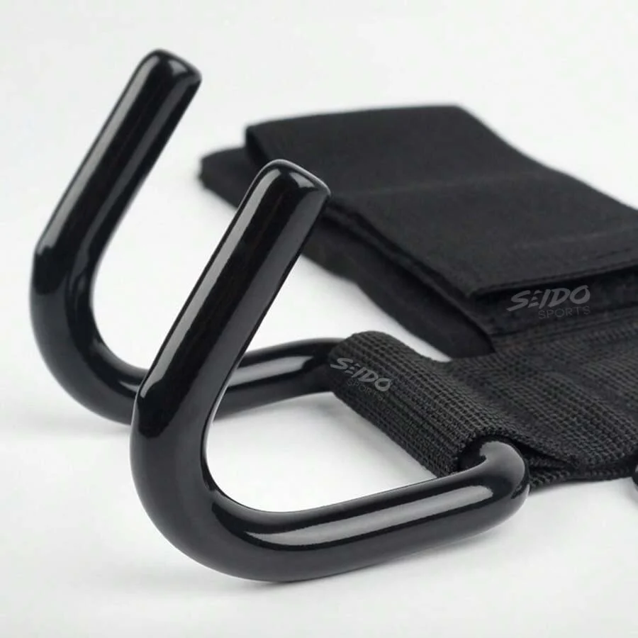 Muñequeras Gancho Straps X2 Levantamiento Pesas Correas Gym