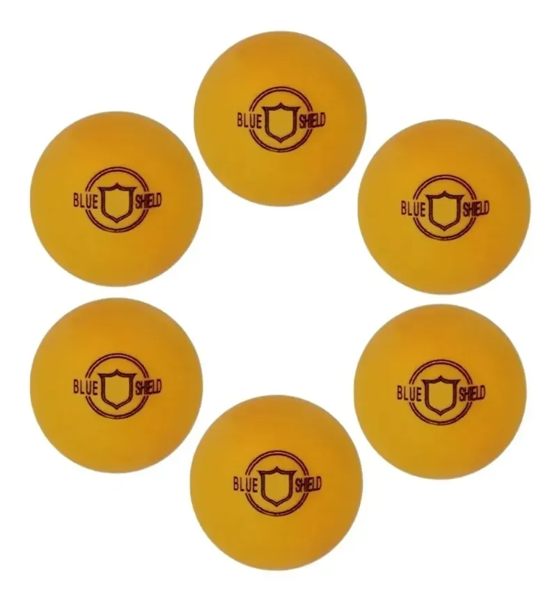 Pelotas Tenis De Mesa Blue Shield 40 mm Ping Pong x 6
