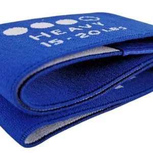 Banda Elástica De Tela Resistencia 15 a 20 lb Azul Wonder