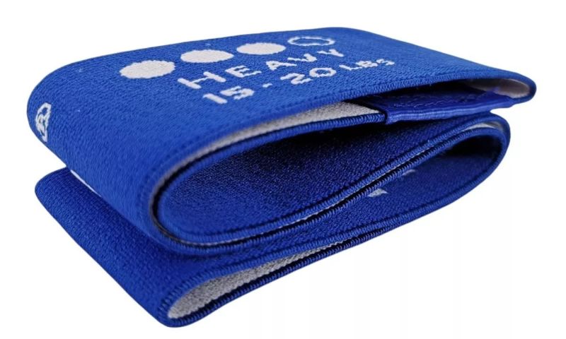 Bandas Elástica Tela Resistencia Wonder Azul 15-20lb Fuerte