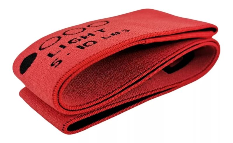 Bandas Elásticas Tela Resistencia Wonder Roja 5-10lb Suave