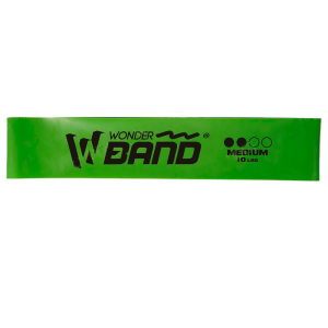 Bandas Elástica Resistencia Wonder Verde 10 Lb Medio Yoga