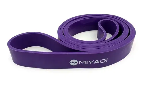 Bandas Poder Elástica Morada Miyagi Resistencia # 3 13-15 Kg