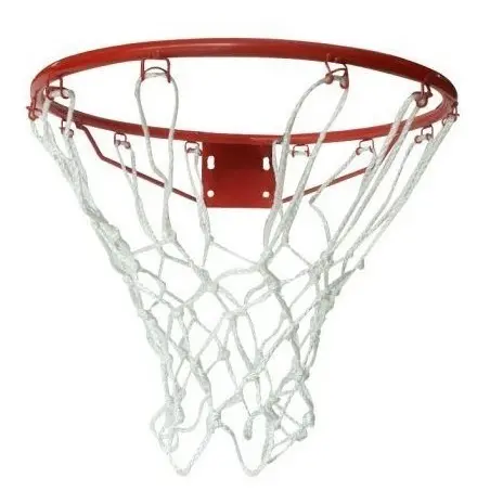 Malla X 2 Aro Baloncesto Red Nylon Basketball Blanca Basket