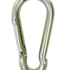 Mosquetón Con Seguro Automático de Gancho 10 cm Alpinista