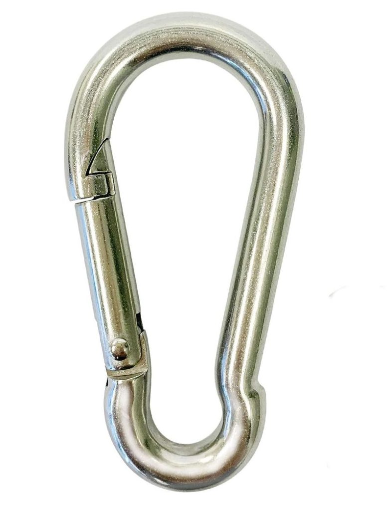 Mosquetón Con Seguro Automático de Gancho 10 cm Alpinista