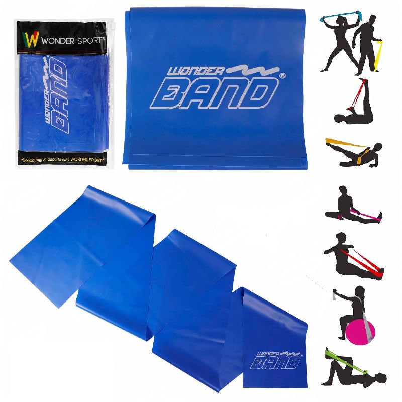 Bandas Theraband Resistencia Azul 1.5 M Ejercicio Terapia