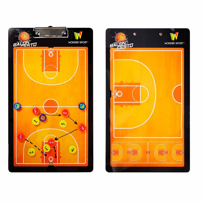 Tabla Estrategia Baloncesto Tablero Táctico Basquetball
