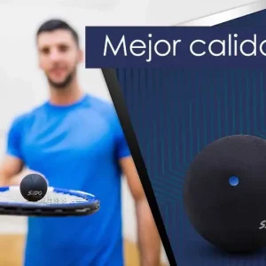 Pelota Squash Bola Punto Amarillo, Azul, Rojo Wonder Sport
