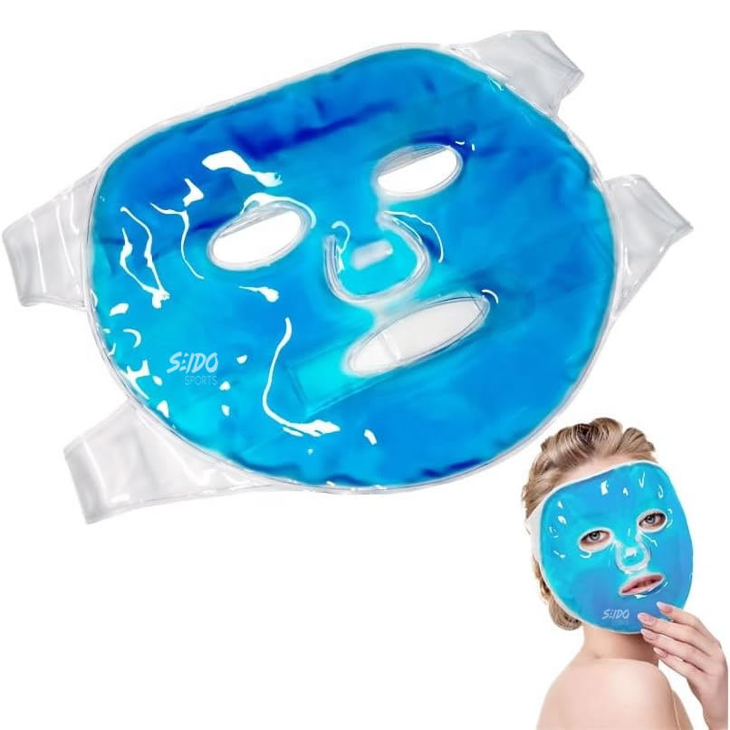 Mascara Facial Gel Frio Calor Antifaz Relajante Estres