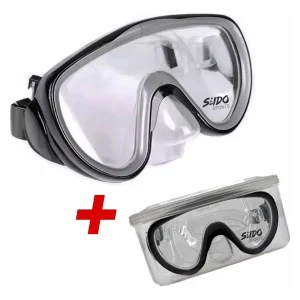 Careta Buceo Pesca Gafas Natación Vidrio Templado + Estuche