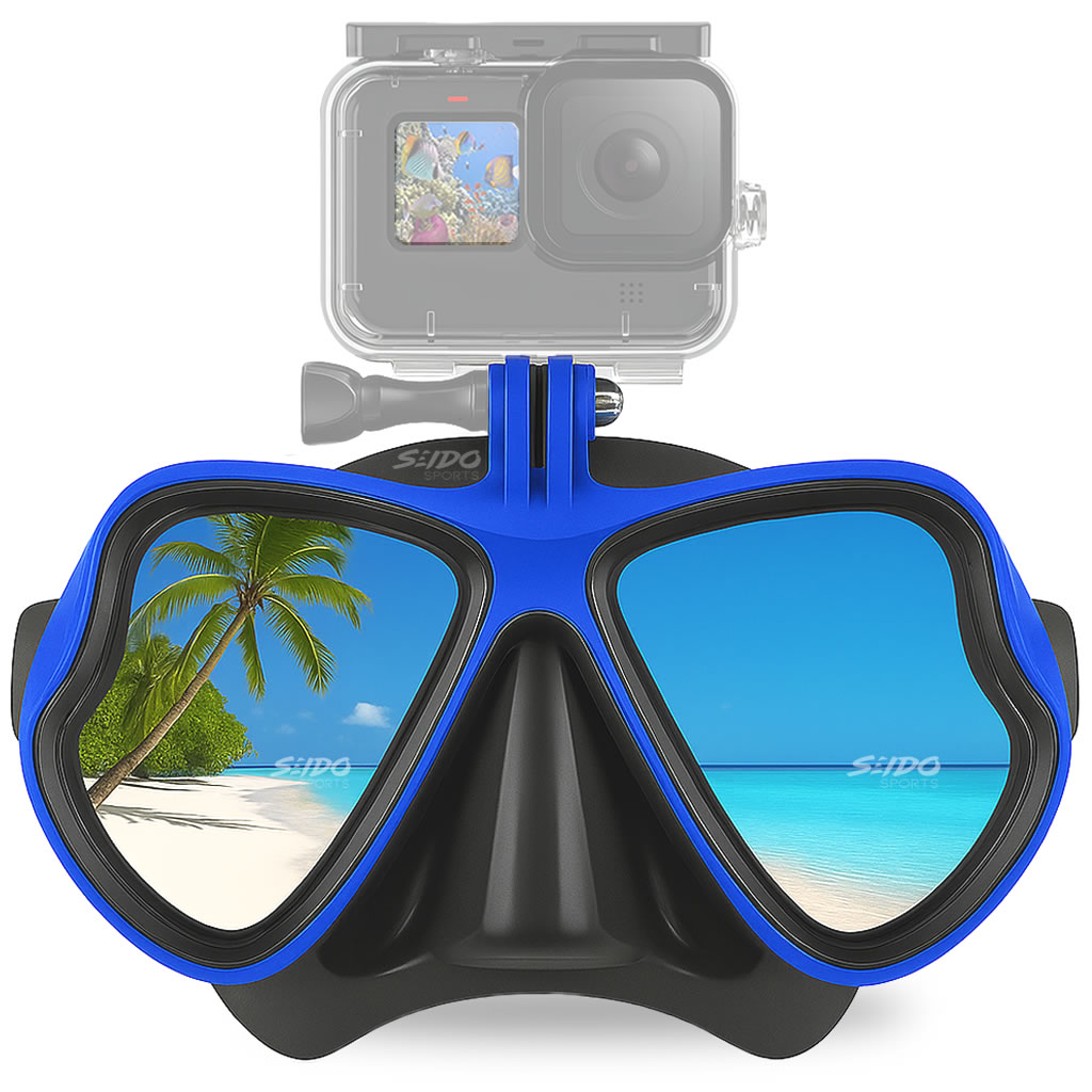 Careta Buceo Gafas Natación Mascara Soporte Cámara Go Pro