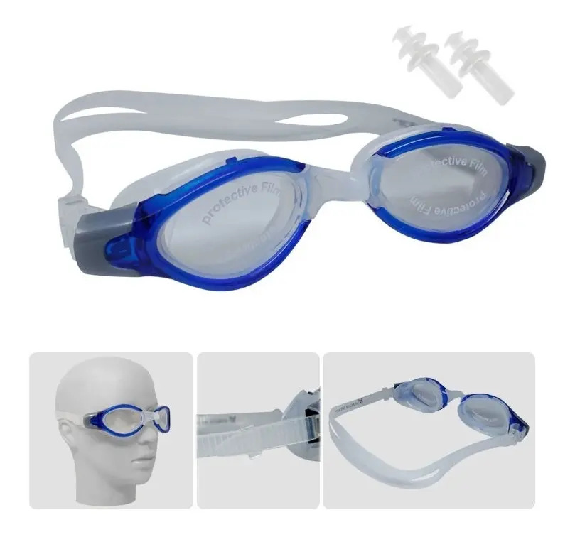 Gafas De Natación Lentes Piscina + Tapa Oídos + Estuche