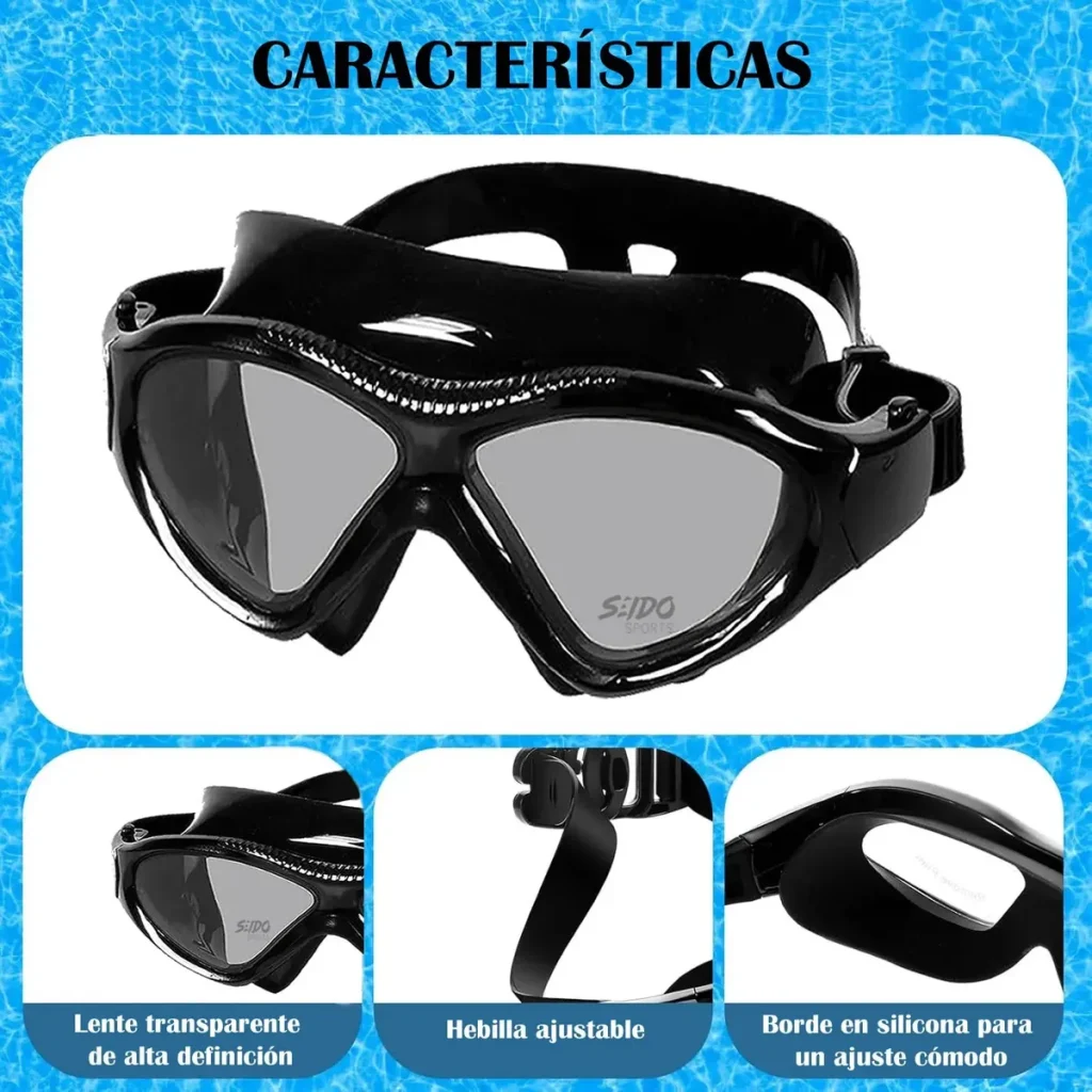 Gafas Natación + Tapa Oídos Piscina Wonder Sport Ajustable