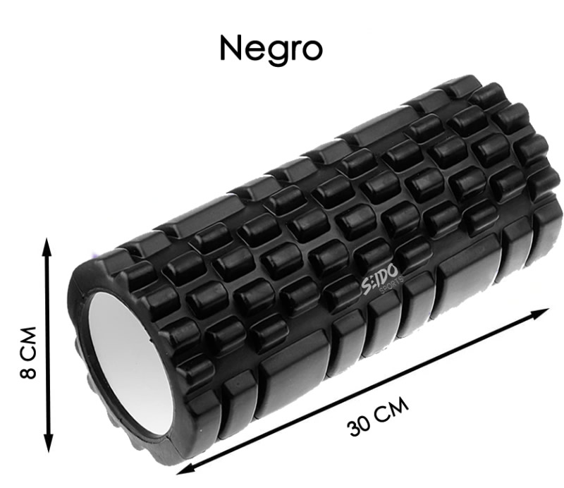Rodillo Roller Foam Espuma Grabado Yoga Pilates Gym 30 X 8cm