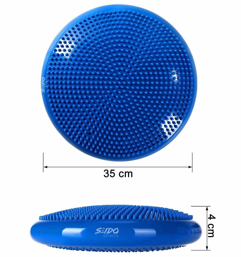 Balón Inestable Cojín Mini Bosu Equilibrio Yoga Pilates Gym