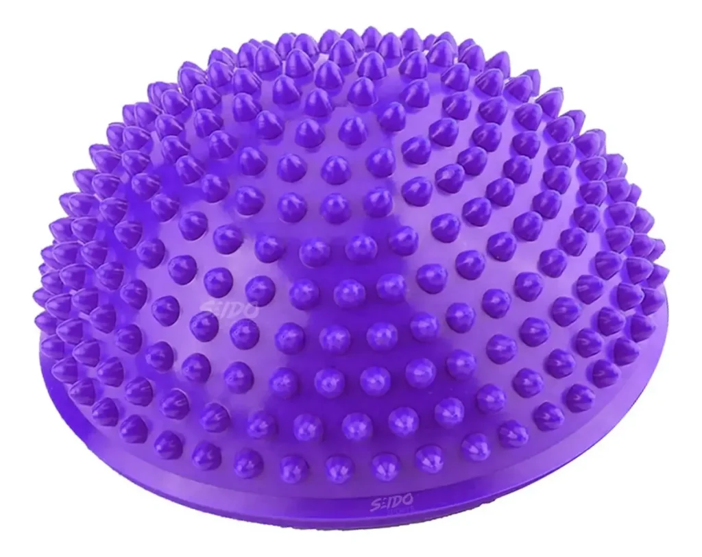 Mini Bosu Cojín Inestable Balón Masajeador Yoga Pilates Gym