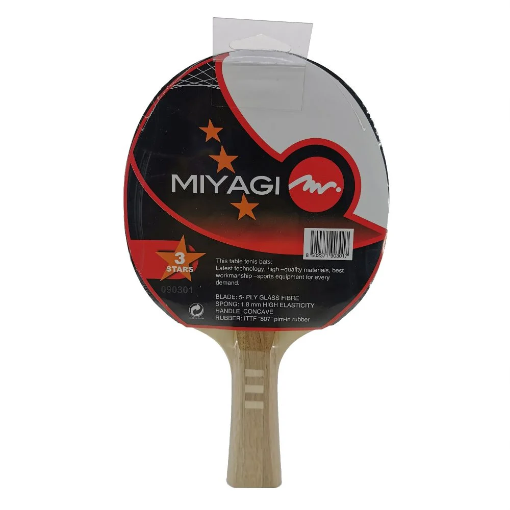 Raqueta Ping Pong Tenis De Mesa Miyagi 3 Estrellas