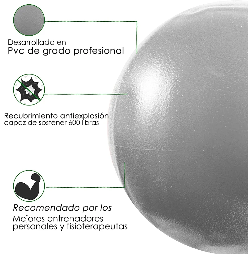 Balon Yoga Pelota Pilates Deportes Estabilidad Ejercicio Gym