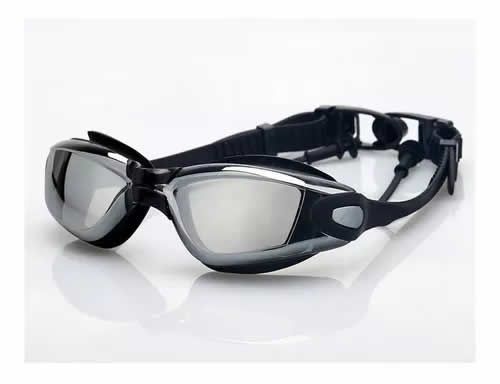 Gafas Piscina Natación Tapa oídos Integrados Tipo Espejo  Uv400 + Estuche