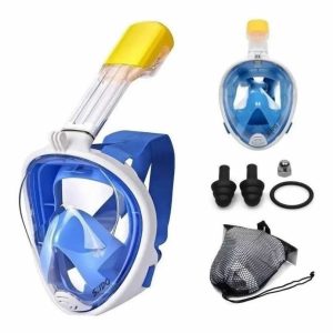 Mascara Buceo Careta Snorkel Full Face Soporte Cámara Gopro