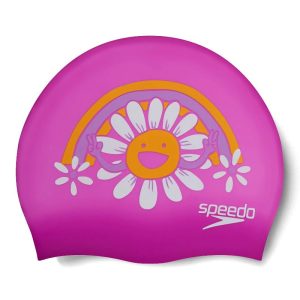 Gorro Natación Speedo Niños Printed Silicona Junior Piscina