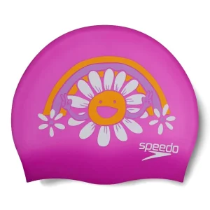 Gorro Natación Speedo Niños Printed Silicona Junior Piscina