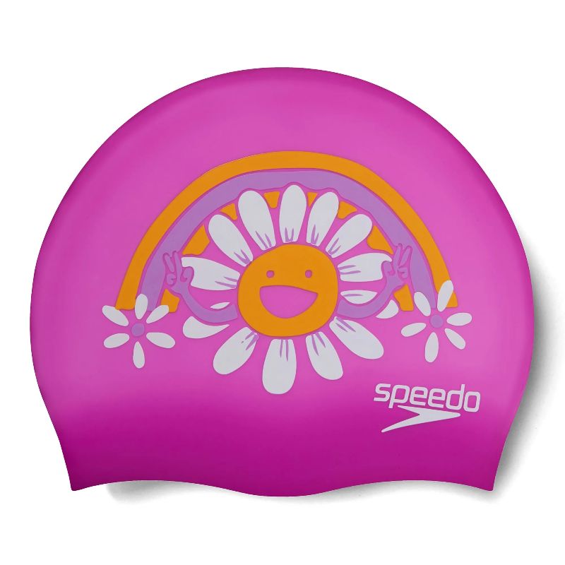 Gorro Natación Speedo Niños Printed Silicona Junior Piscina