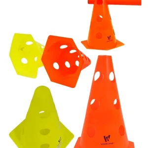 Cono Señalización Con Huecos 23 Cm Entrenamiento Deportivo