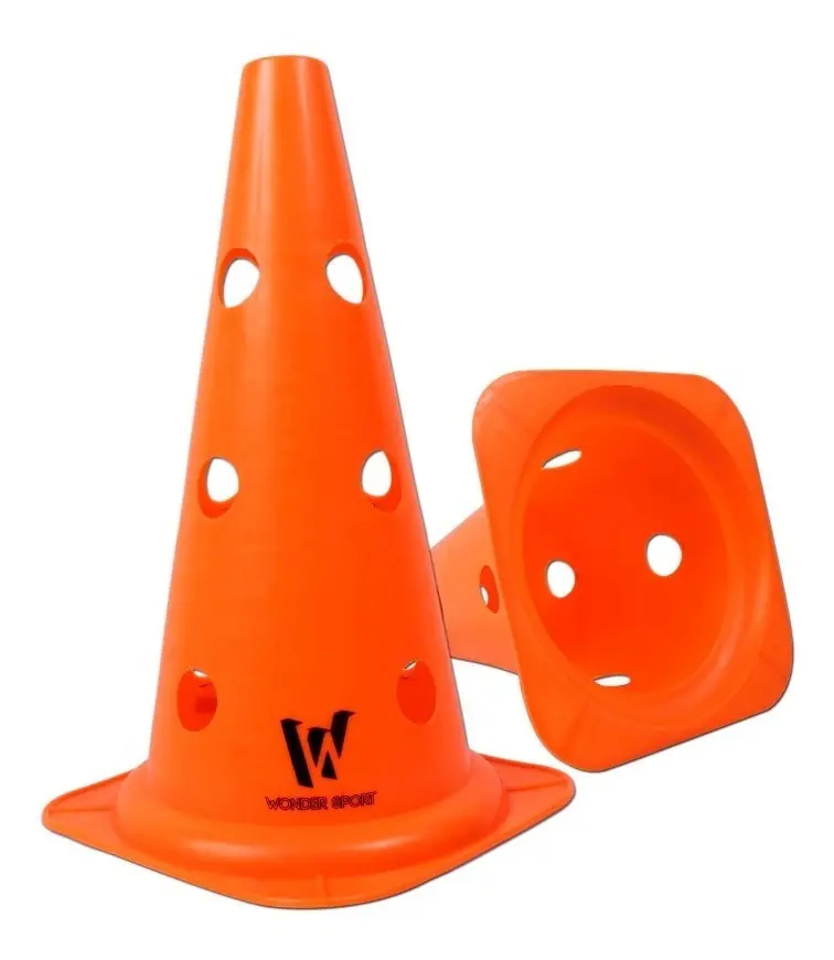 Cono Señalización Con Huecos 40 Cm Entrenamiento Deportivo
