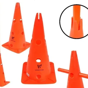 Cono Señalización Con Huecos 40 Cm Entrenamiento Deportivo