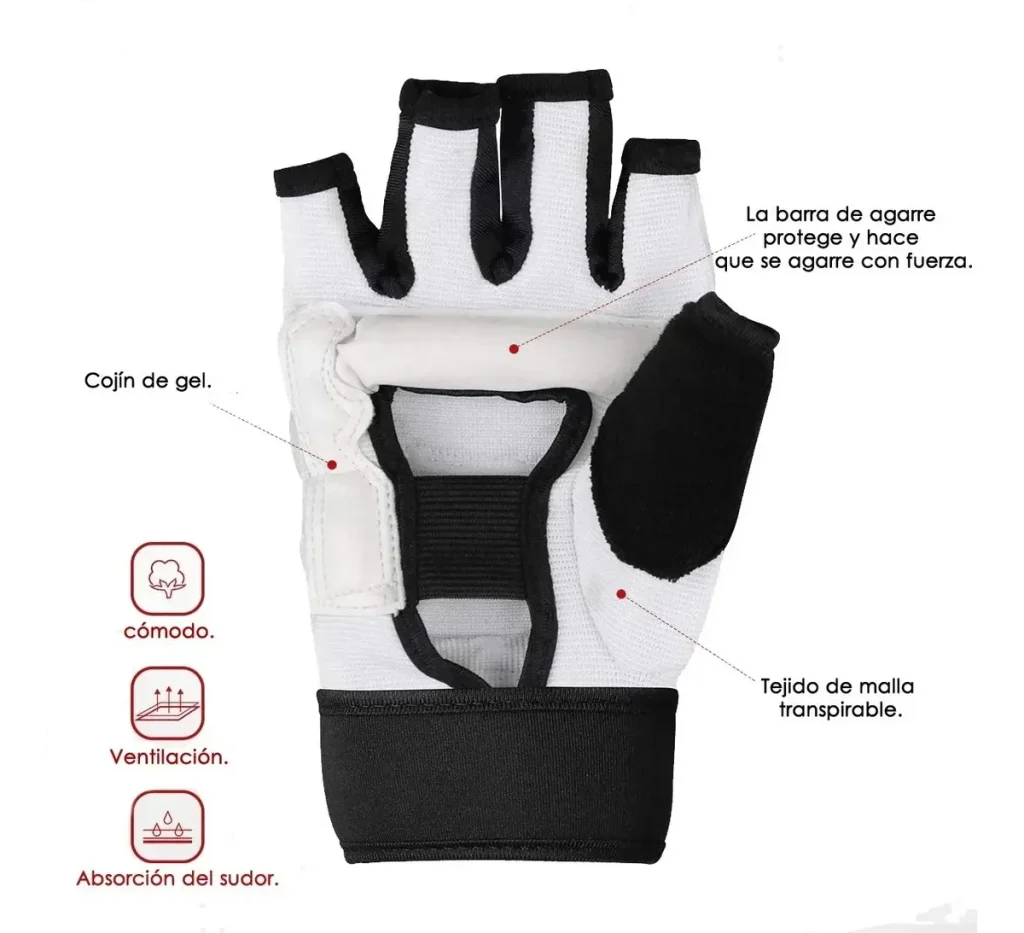 Guantes Protectores Taekwondo Artes Marciales Boxeo Karate